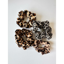 Pack scrunchies animal print