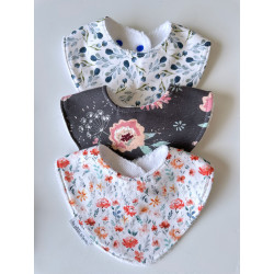 Conjunto bandanas flowers