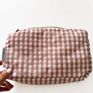 Neceser XL vichy rosa